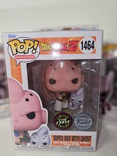 Funko Pop! Animation: Dragon Ball Z - Majin Buu (Super Buu Form) Ghost  Attack - Special Edition Two Piece Bundle with Common & Glow Chase  Multicolor