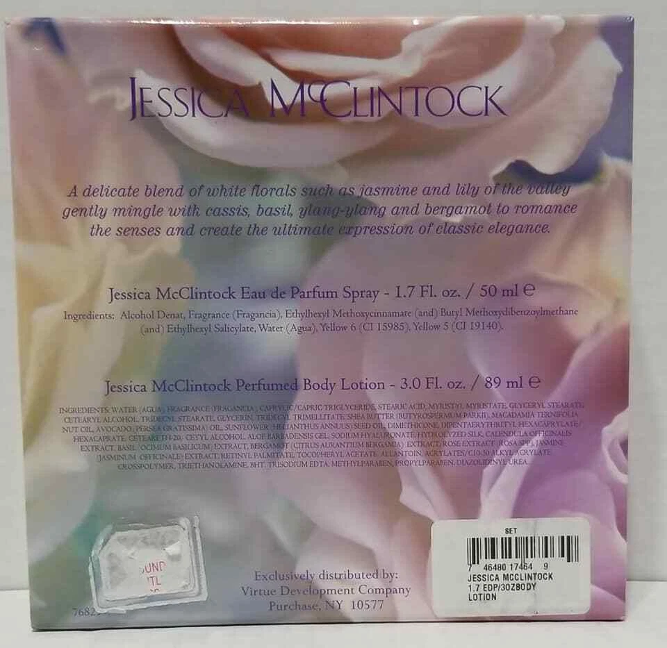 Conjunto de presente Jessica McClinto The Fragrance That Whispers Romance 2 peças - Imagem 3 de 3