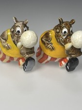 &Uuml; Ei Die Dribbel Boys  1990 Power Porky 2 Figuren Top Variante 100% Original
