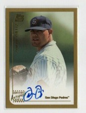 1999 TOPPS CERTIFIED AUTOGRAPH OMAR ORTIZ AUTO SAN DIEGO PADRES ROOKIE