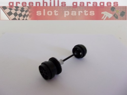 Greenhills Scalextric Chevrolet Corvette C6R Hinterachse + Räder - gebraucht - P7820 **