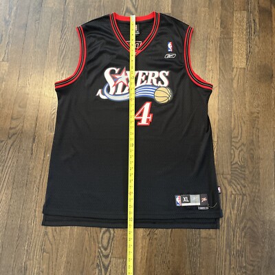 Sixers Webber 4 NBA Reebok ユニフォーム ゲームシャツ 2005-06 Philadelphia 76ers Webber #4 Reebok Away Jersey