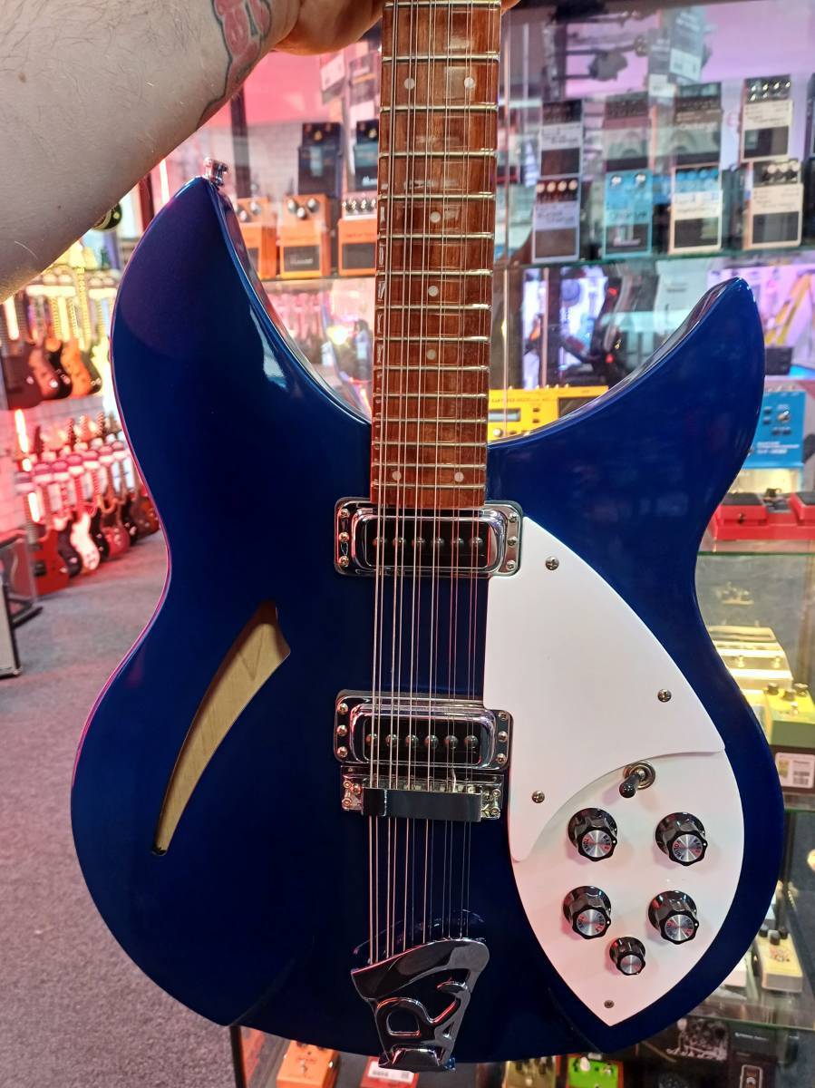 PreOwned Rickenbacker 330, 12String Semi Acoustic Guitar, Midnight