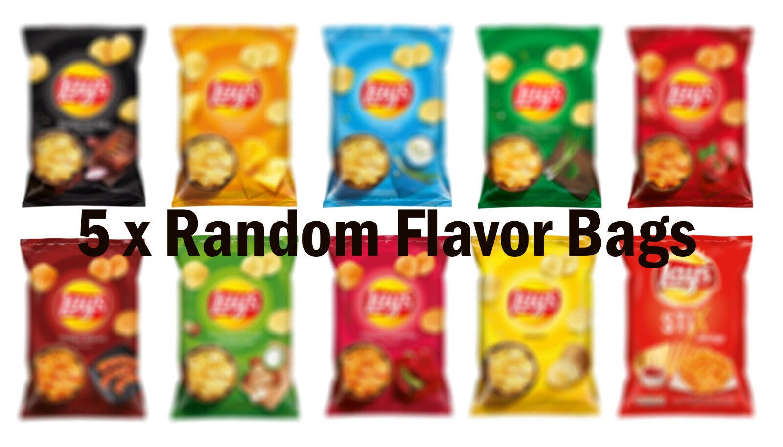 5 x Random Bags, 140g (4.9oz) each