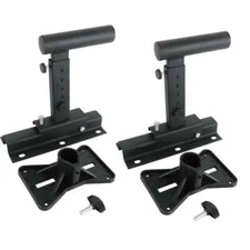 2x Universal Heavy-duty DJ Speaker Wall Mount Brackets Stands 66 Lbs Adjustable