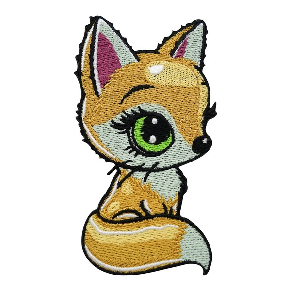 SüßEr Baby Fuchs Patch Zum AufbüGeln | Tier Patches FüR Kinder, Waldtier Flicken-image