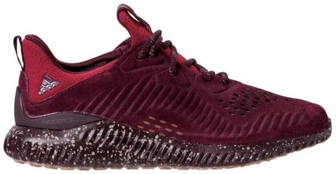 Adidas Alphabounce 5.8 zip Trace Olive Burgundy running shoes size 10 s-l400.webp main image 2