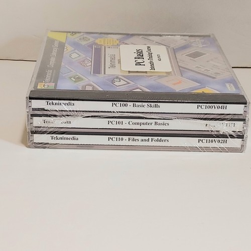 TEKNIMEDIA~Interactive Training~Computer Literacy Series~(3) CD's~New/Sealed - Picture 2 of 4