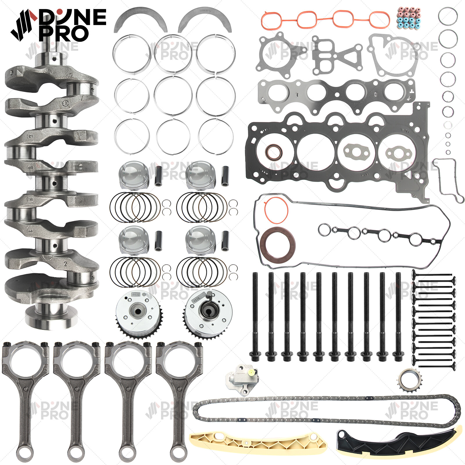G4FJ Overhaul Engine Rebuild Kit - Crankshaft / Rods For Hyundai KIA 1.6L Turbo