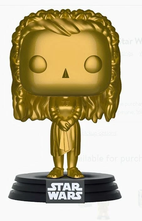 Gold princess leia funko pop deals