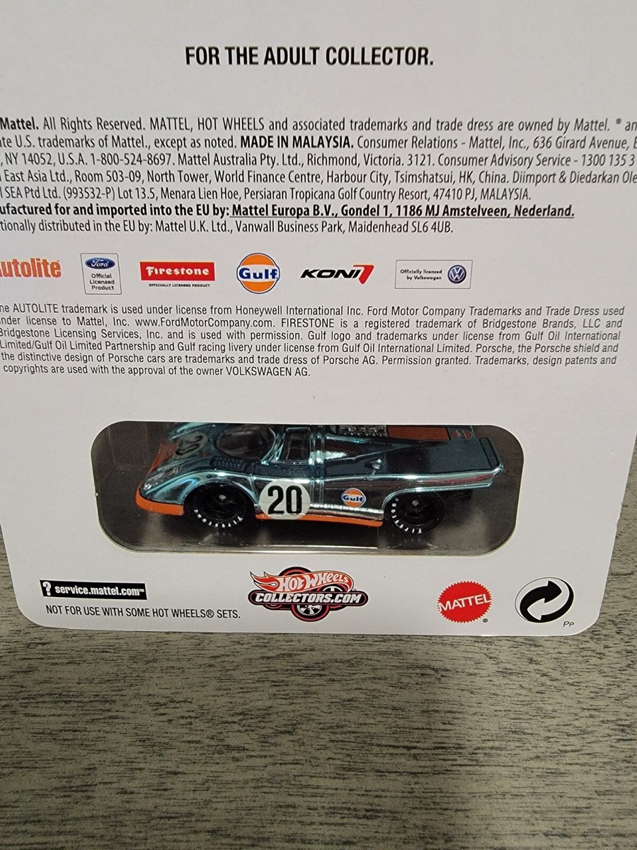 Hot Wheels RLC Gulf Porsche 917K #2933/4000 | eBay