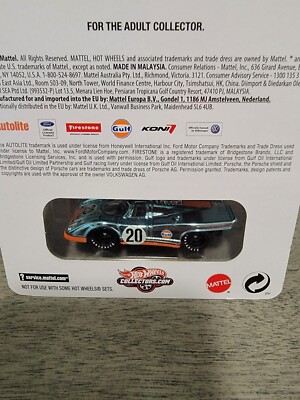 Hot Wheels RLC Gulf Porsche 917K #2933/4000 | eBay