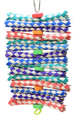 1798 BIG FOAMY DELIGHT BONKA BIRD TOYS parrot toy cages shred cockatiel conure