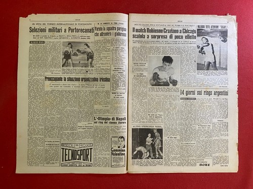 BOXE - ANNATA 1952 Lotto 11 Giornali completi , Settimanale di PUGILATO - Foto 3 di 5
