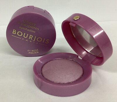 Bourjois Eyeshadow 01 ROSE ANCIEN .05oz AS LOT OF 2