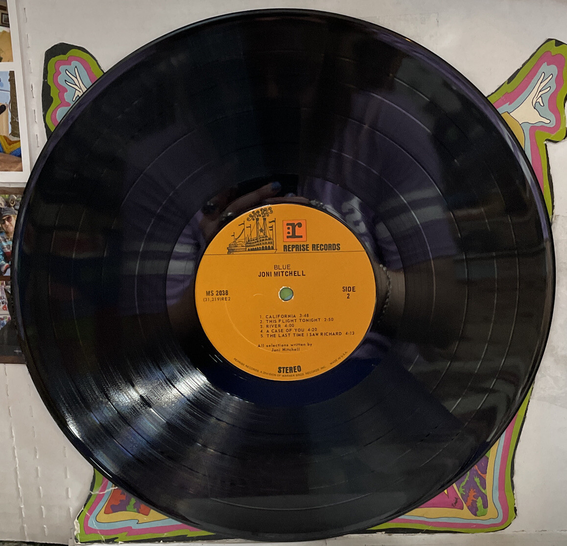 Joni Mitchell Blue Record MS2038 Santa Maria Press w/Original