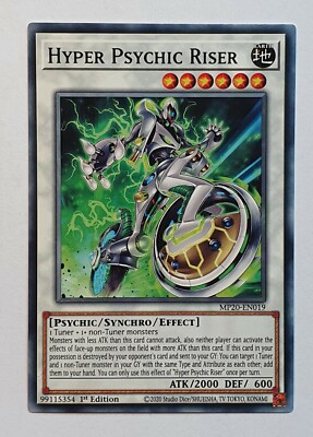 Yugioh MP20-EN019 Hyper Psychic Riser 1st Edition MINT