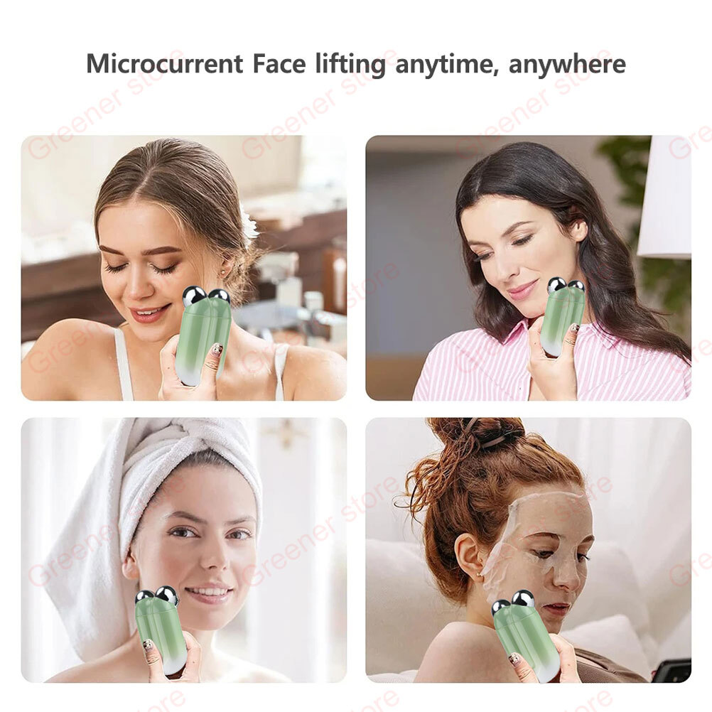 Microcurrent Facial Massager Machine Face Roller Skin