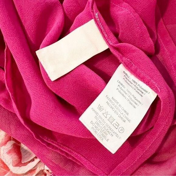 Sau Lee Freida Silk Dress Pink Floral MaxiRevolve Size US 2 thumbnail 7