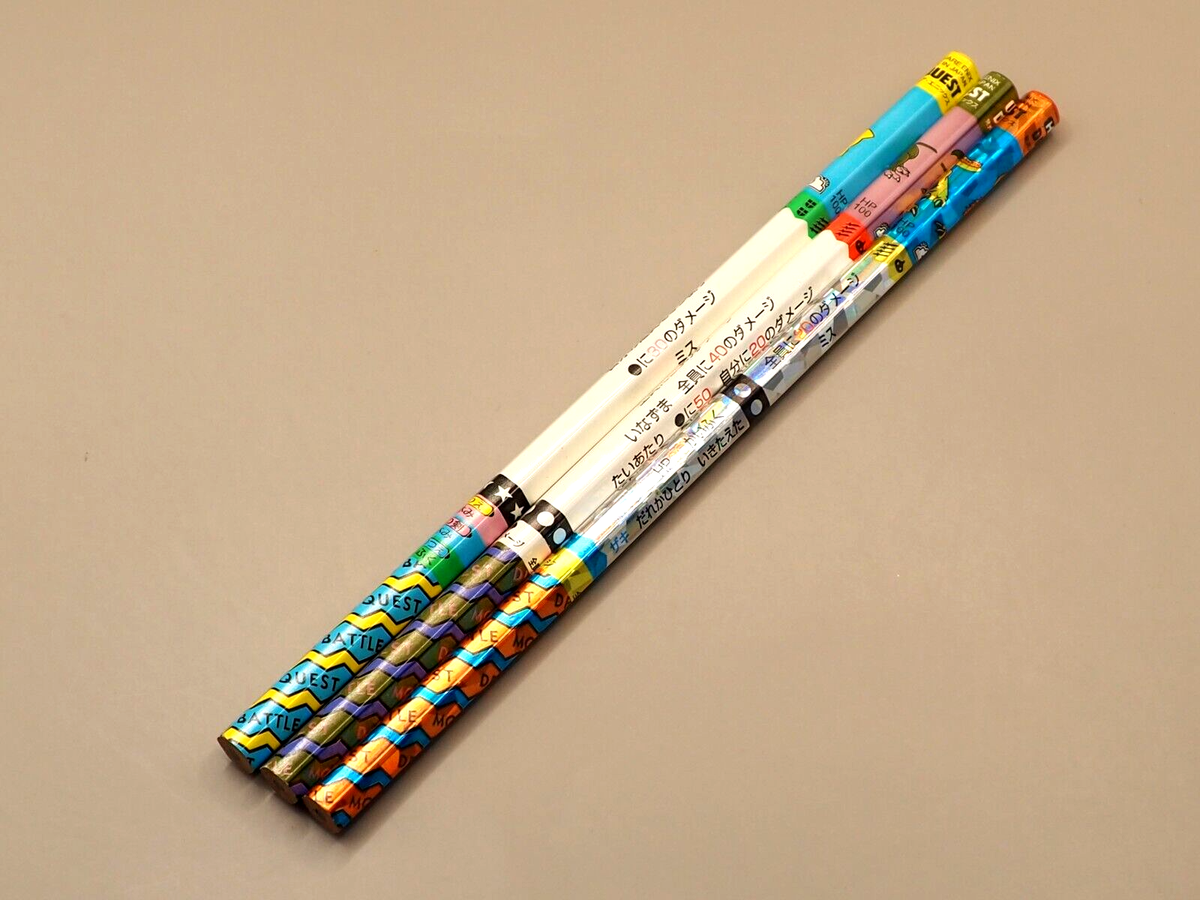 Dragon Quest Dragon Quest Battle Pencil Set of 3 Japan K816