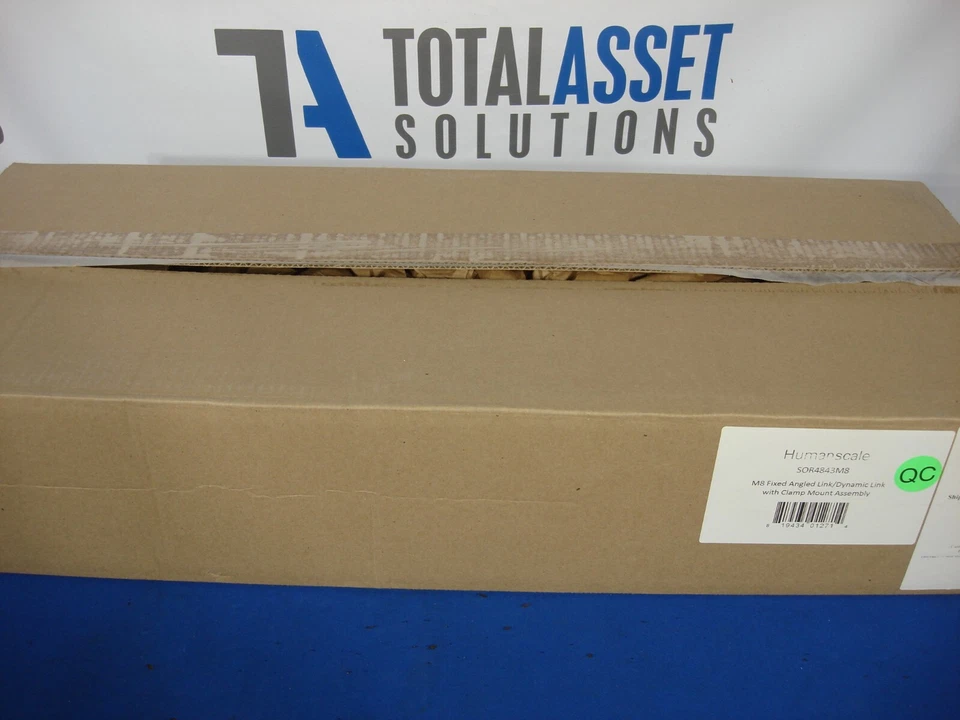 Humanscale M8 Black Single Monitor Desktop Clamp Mount Arm SOR4843M8 - Image 3 of 4