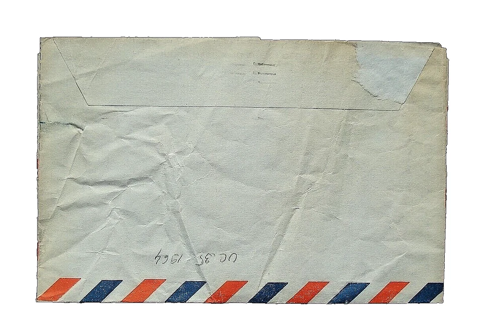 US SC UC 35 AIR MAIL 11.c AEROGRAMME LETTER 1964 to GERMANY - Image 2 of 2