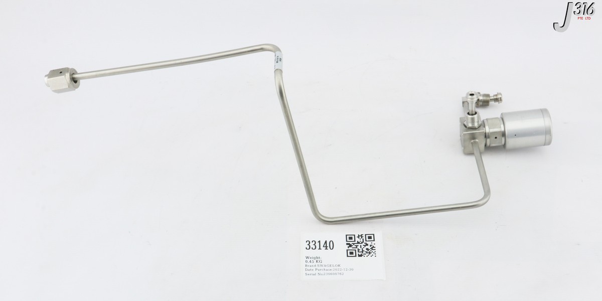 33140 SWAGELOK WELDMENT, MANIFOLD, 3 WAY VALVE, 210-17802-00C 6LVV