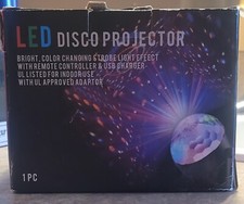 LED DISCO PARTY PROJECTOR W REMOTE CONTROL-NIB