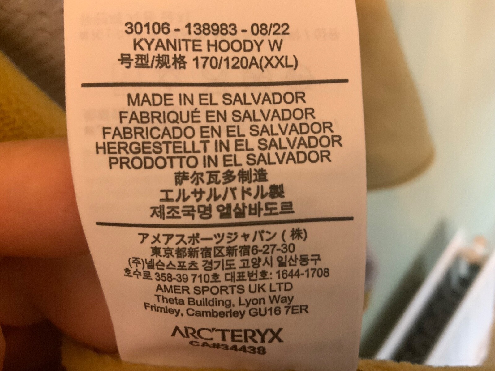 ARC'TERYX Arcteryx Kyanite Hoody Cappotto Giacca Pile Donna Taglia XXL