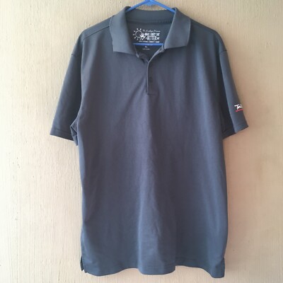 Tom Thumb Employee Uniform Polo Shirt Men s M medium Gray Short Sleeves
