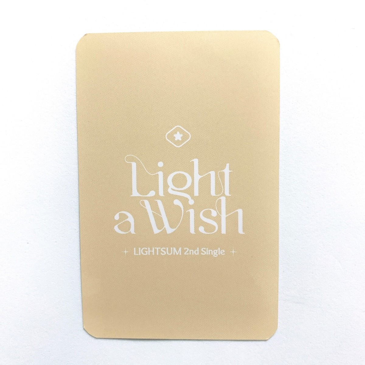 LIGHTSUM Official Photocard Album LIGHT A WISH Music Korea