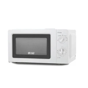 COMMERCIAL CHEF 0.6 Cubic Foot Microwave with 6 Power Levels, Small Microwave wi