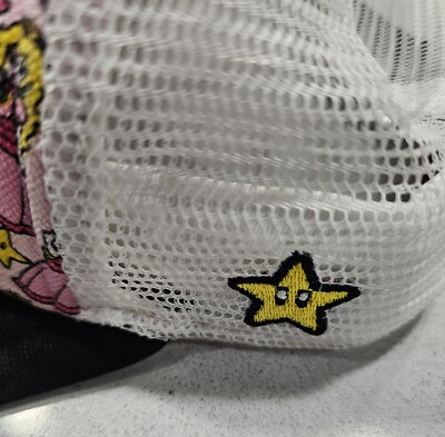 Rare Vans Off The Wall Nintendo Princess Peach Snapback Cap Super Mario Hat OSFA Rare Vans Off The Wall Nintendo Princess Peach Snapback Cap  main image 3