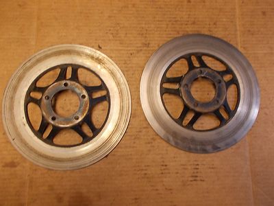 1981 Honda CB750 CB 750 Dual Front Brake Rotors Discs | eBay