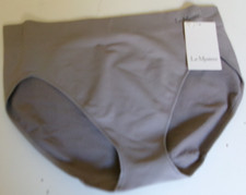 One Le Mystere Seamless Comfort Hi Cut Brief Size Small Chateau Gray Style 4417