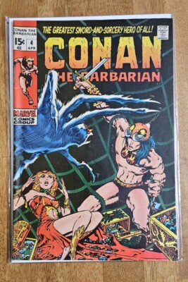 Conan The Barbarian #4 Barry Windsor-Smith Tower of the Elephant 1971 Nice Shape
