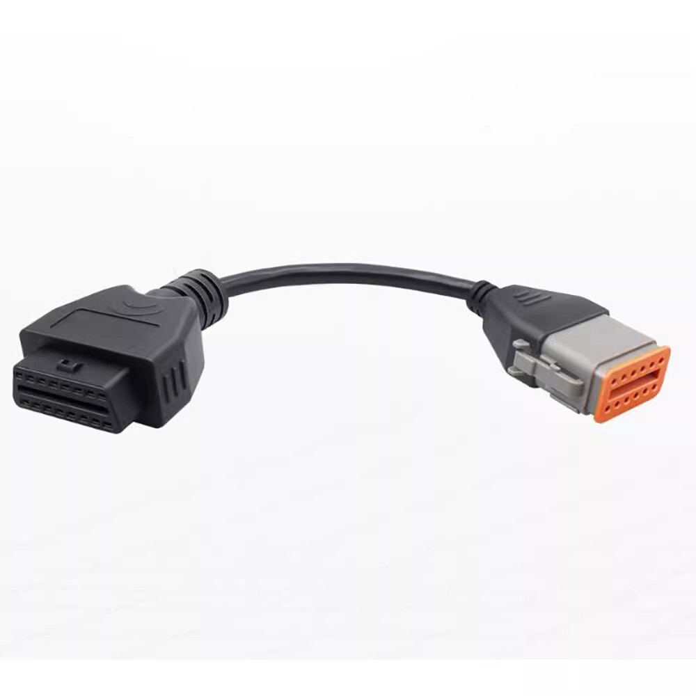 OBD 12pin to 16pin Cable for Komatsu For Cummins adapter | eBay