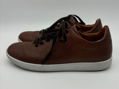 Beckett Simonon Leather Shoes Mens 10 Brown Lace Up Sneakers