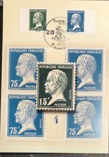 enveloppe 1er jour  Lot De 2 1 Carte Postale Type Pasteur 1 Enveloppe