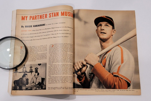 Rare 1950 STAN MUSIAL Signed SPORT Magazine-HOF-ST. LOUIS CARDINALS-PSA - Picture 10 of 12