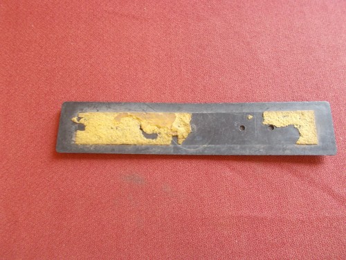 VINTAGE NOME CONCESSIONARIO AUTO EMBLEMA LOGO DISTINTIVO ELKINS PLYTHOUTH- PLASTICA CHRYSLER - Foto 4 di 4