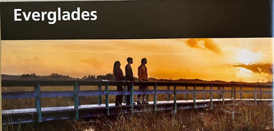2025 EVERGLADES NP - Florida   NATIONAL PARK SERVICE UNIGRID BROCHURE/MAP