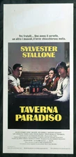 CINEMA-locandina TAVERNA PARADISO sylvester stallone, tom waits