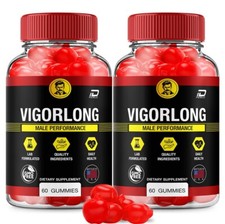 (2 Pack) VigorLong Gummies for Men – Vigor Long Male Gummies All-Natural