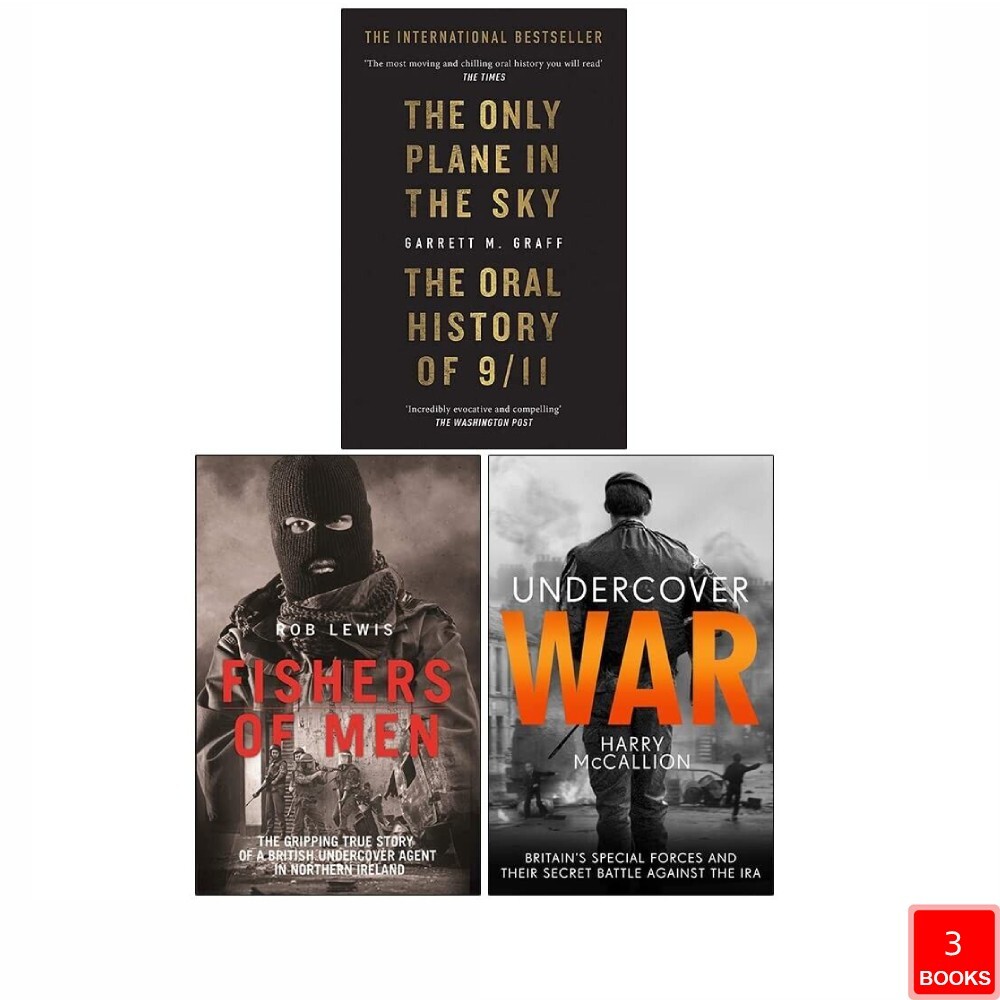 The Only Plane in the Sky, Fishers of Men, Undercover War 3 Books Collection Set