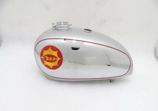 BSA Goldstar Chrome & Silver Painted Fuel Tank 4 Gallon+Cap Tap Badges /FIT FOR