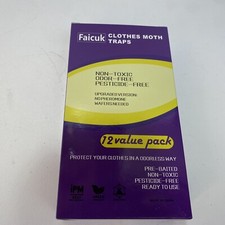 12 PCK Faicuk Clothes Moth Traps with Pheromo...
