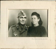 WWII US Army Soldier Wife Portrait Photos Erwin Studio New York