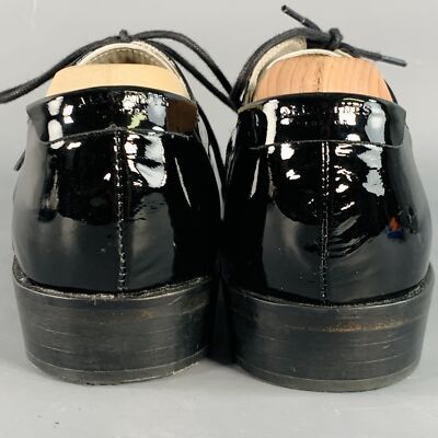 ALLSAINTS Size 9 Lex Black White Color Block Spectator Derby Lace