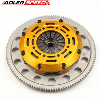 ADLERSPEED Race Clutch Twin Disc For 04-18 Subaru WRX STI EJ25 6 Speed Medium WT